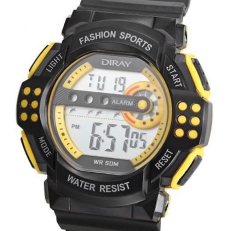 DIRAY 319G CHILDREN DIGITAL WATCH (YELLOW)