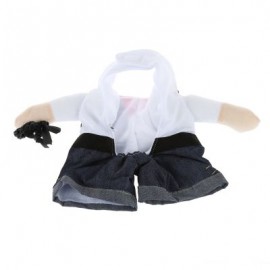Funny Pet Dog Cat Halloween Costume Clothes (DENIM BLUE)