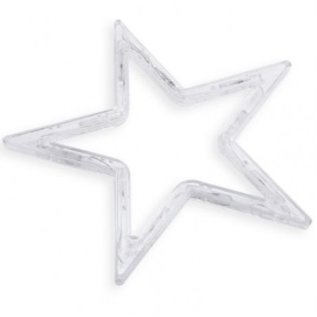 12 LEDs Star String Light Decoration Lamp for Wedding Party (WHITE)