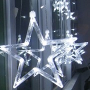 12 LEDs Star String Light Decoration Lamp for Wedding Party (WHITE)