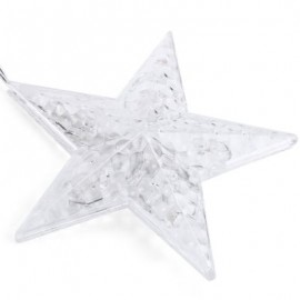 12 LEDs Star String Light Decoration Lamp for Wedding Party (WHITE)