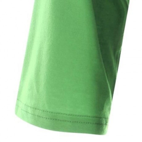 PLUS SIZE RAGLAN SLEEVE HAPPY BASEBALL T-SHIRT (GREEN)