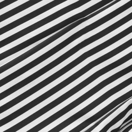 TURN-DOWN COLLAR LONG SLEEVE STRIPED POCKET WOMEN SUIT (BLACK)