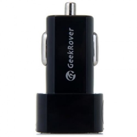 GEEKROVER DUAL USB OUTPUT MINI CAR CHARGER ADAPTER FOR IPHONE IPAD IPOD SMARTPHONES TABLET