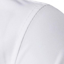 STAND COLLAR OBLIQUE PLACKET LONG SLEEVE SHIRT (WHITE)