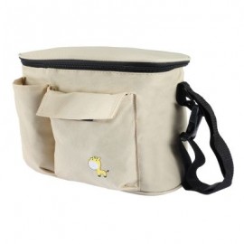 Multi-functional Baby Stroller Storage Mummy Bag (BEIGE)
