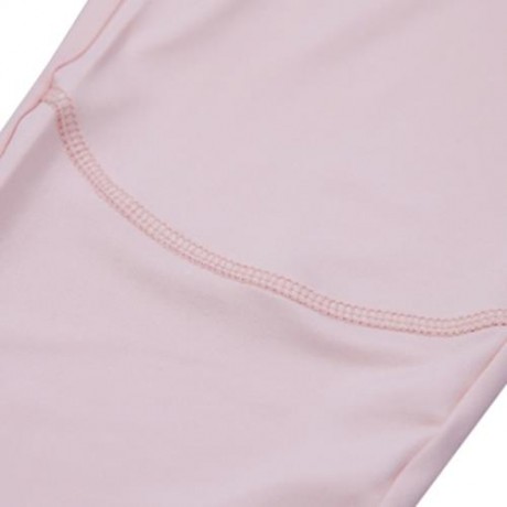 FEMALE YOGA SUIT SHORT HOLLOW OUT CAMISOLE LONG LEGGINGS (PINK)