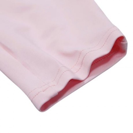 FEMALE YOGA SUIT SHORT HOLLOW OUT CAMISOLE LONG LEGGINGS (PINK)