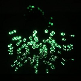Solar Powered 12M 100 LEDs Light Strip (GREEN)