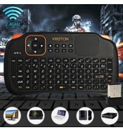 VIBOTON S1 ALL-IN-ONE 2.4G WIRELESS KEYBOARD AIR MOUSE REMOTE CONTROLLER WITH TOUCHPAD FOR