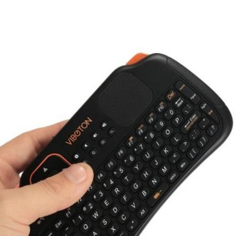 VIBOTON S1 ALL-IN-ONE 2.4G WIRELESS KEYBOARD AIR MOUSE REMOTE CONTROLLER WITH TOUCHPAD FOR