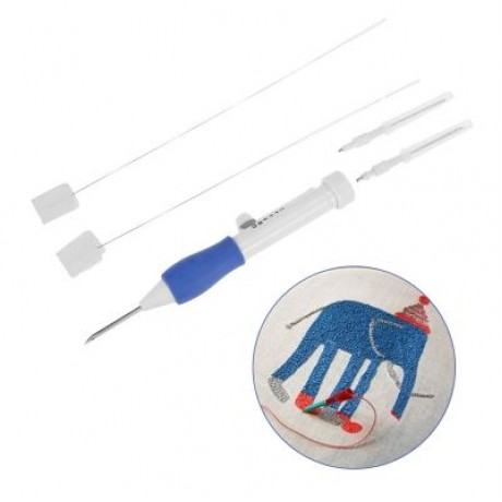 Embroidery Stitching Punch Needle Set Craft Tool (WHITE)