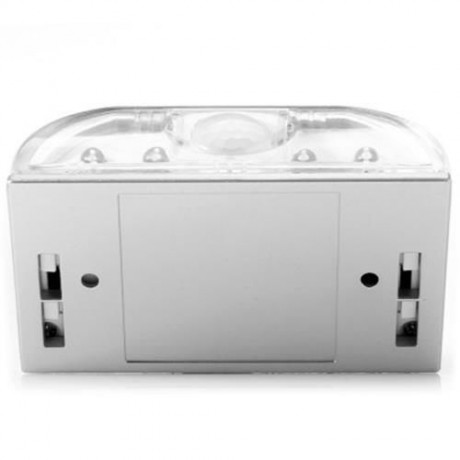 L0403 SLEEK IR MOTION SENSOR AUTO PIR 4 LEDS LIGHT (SILVER)