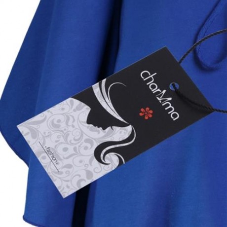 LONG FLARE SLEEVE PLUS SIZE HIGH LOW HOODIE (BLUE)