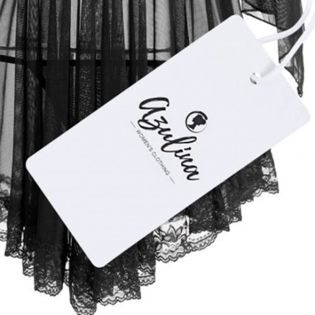 MESH SEE THROUGH SLIP BABYDOLL (BLACK)