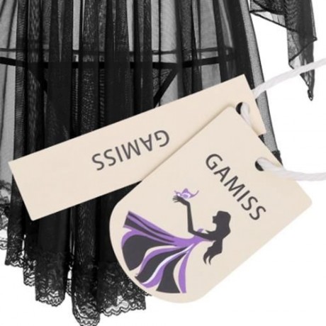 MESH SEE THROUGH SLIP BABYDOLL (BLACK)