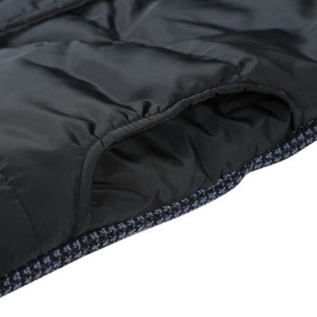 TRENDY HOODED LONG SLEEVE POCKET WOMEN COAT (BLACK)