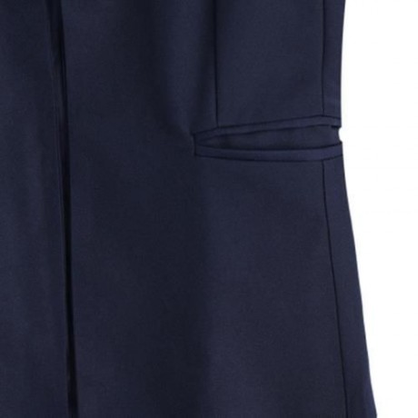 OPEN FRONT LONG VEST (PURPLISH BLUE)