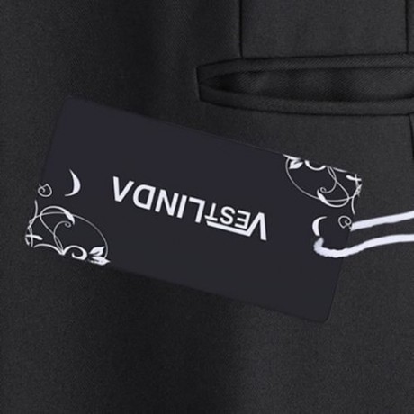 OPEN FRONT LONG VEST (BLACK)