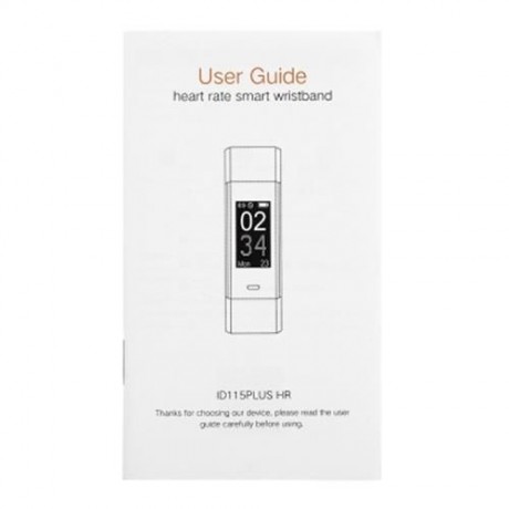 ID115HR PLUS HEART RATE MONITOR SMART BRACELET (RED)