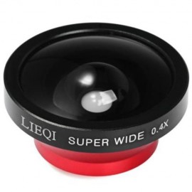 LIEQI LQ - 002 MULTI-COATING GLASS MACRO 0.4X 140 DEGREE SUPER WIDE ANGLE LENS FOR SMARTPH