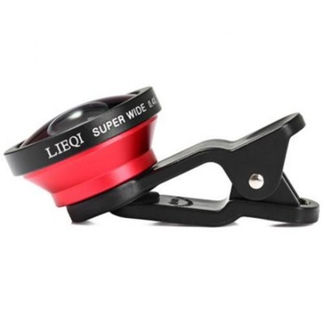 LIEQI LQ - 002 MULTI-COATING GLASS MACRO 0.4X 140 DEGREE SUPER WIDE ANGLE LENS FOR SMARTPH