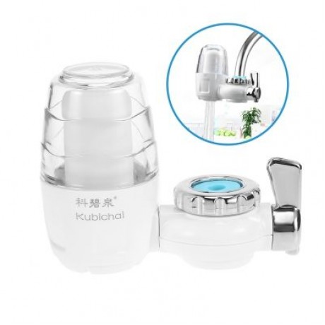 High-tech Ceramic Cartridge Faucet Water Purifier for Water Tap (WHITE)