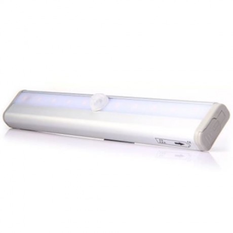 L0406 INFRARED INDUCTION SENSOR 10 LEDS LIGHT AUTO PIR LAMP (WARM WHITE LIGHT)