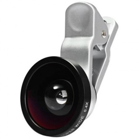 LIEQI LQ - 003 MULTI-COATING GLASS 3-IN-1 FISHEYE MACRO 0.4X SUPER WIDE ANGLE LENS FOR SMA