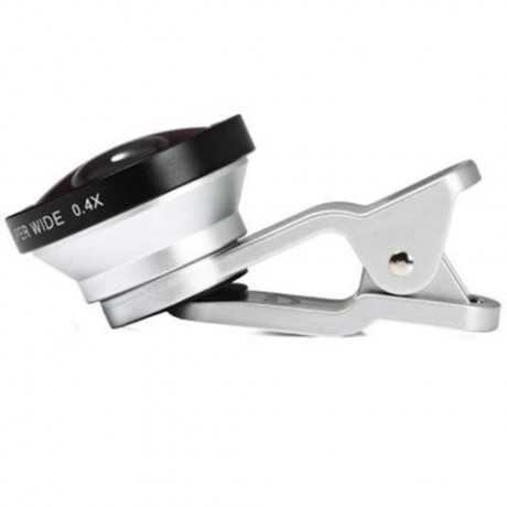 LIEQI LQ - 003 MULTI-COATING GLASS 3-IN-1 FISHEYE MACRO 0.4X SUPER WIDE ANGLE LENS FOR SMA