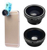 FUNIPICA XMAS TREE MULTI-COATING GLASS 3-IN-1 FISH EYE MACRO 0.65X WIDE ANGLE LENS FOR IPH