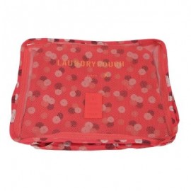 6 in 1 Storage Bags Journey Organizer for Outdoor Traveling (WATERMELON RED)