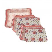 6 in 1 Storage Bags Journey Organizer for Outdoor Traveling (PINK)