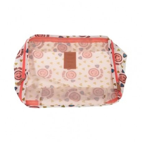 6 in 1 Storage Bags Journey Organizer for Outdoor Traveling (PINK)