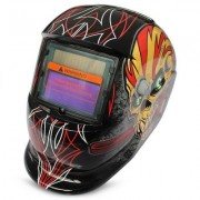 Solar Energy Automatic Changeable Light Electric Welding Protective Helmet with Film Chara