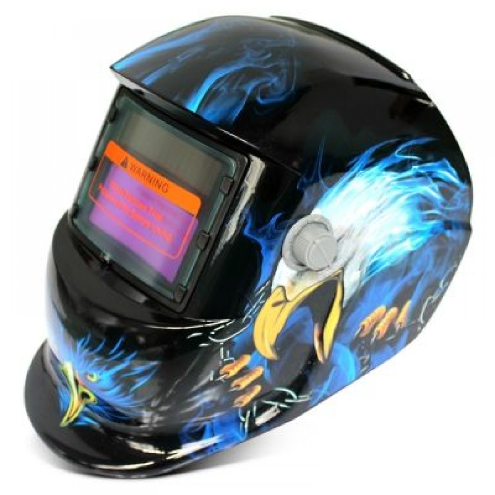 Solar Energy Automatic Changeable Light Electric Welding Protective Helmet with Eagle Patt Solar Energy Automatic Changeable Light Electric Welding Protective Helmet with Eagle Patt