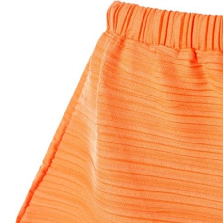 THANKSGIVING PLEATED PLUS SIZE CHICKEN DRUMSTICKS PANTS (ORANGE)
