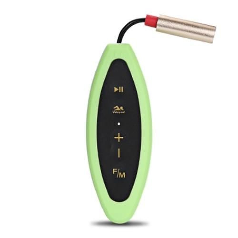 CJX601 MULTICOLOR PORTABLE IPX8 WATERPROOF MP3 PLAYER (GREEN)