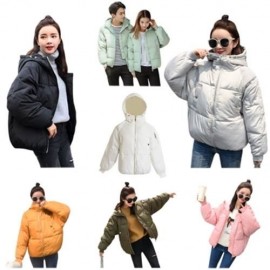 HOODED LONG SLEEVE ZIPPER PADDED JACKET WOMEN WINTER COAT (ARMY GREEN)