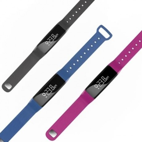 M89 SMARTBAND GPS IP67 WATERPROOF HEART RATE MONITOR REMOTE CAMERA FIND PHONE   (BLUE)