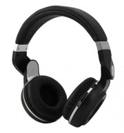 BLUEDIO T2  WIRELESS BLUETOOTH 4.1 HEADPHONE SUPPORT TF CARD FM (BLACK)