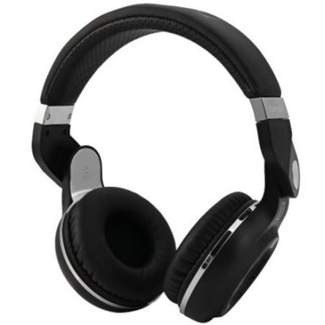 BLUEDIO T2  WIRELESS BLUETOOTH 4.1 HEADPHONE SUPPORT TF CARD FM (BLACK)