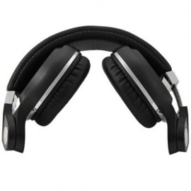 BLUEDIO T2  WIRELESS BLUETOOTH 4.1 HEADPHONE SUPPORT TF CARD FM (BLACK)