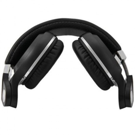 BLUEDIO T2  WIRELESS BLUETOOTH 4.1 HEADPHONE SUPPORT TF CARD FM (BLACK)