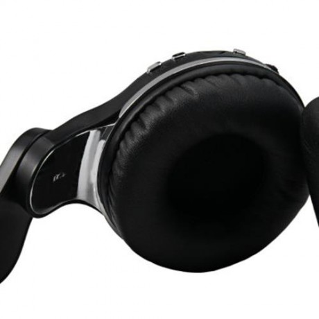 BLUEDIO T2  WIRELESS BLUETOOTH 4.1 HEADPHONE SUPPORT TF CARD FM (BLACK)