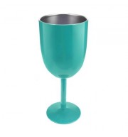 Double-Layer Warm-keeping Stainless Steel Goblet Wine Cup (MINT)