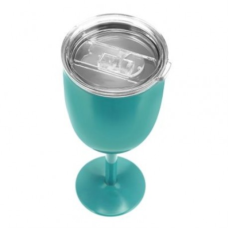 Double-Layer Warm-keeping Stainless Steel Goblet Wine Cup (MINT)