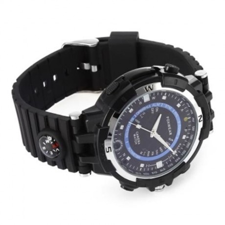 FOXWEAR FOX8 SMARTWATCH 16GB RAM NIGHT VISION COMPASS FLASHLIGHT WIFI VIDEO  (BLUE BLACK)