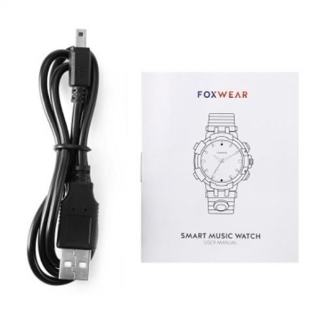 FOXWEAR FOX8 SMARTWATCH 16GB RAM NIGHT VISION COMPASS FLASHLIGHT WIFI VIDEO  (BLUE BLACK)