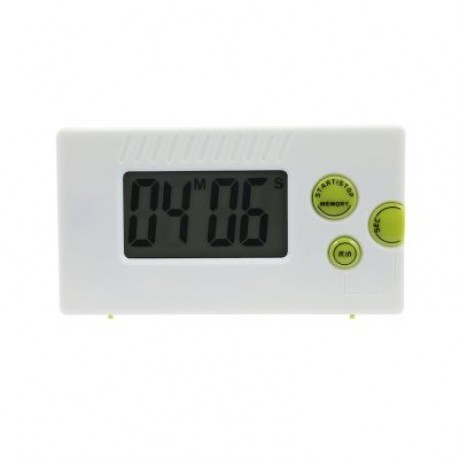 Portable LCD Digital Kitchen Timer Magnetic Alarm Clock (GREEN)